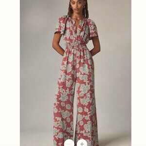 Anthropologie The Somerset Floral Jumpsuit